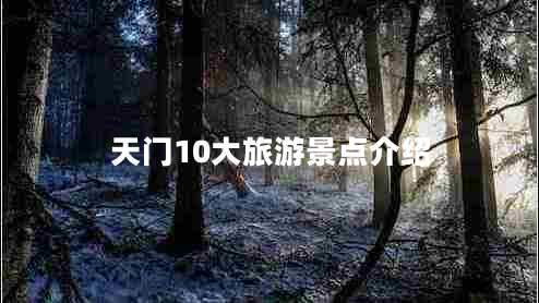 天門10大旅游景點(diǎn)介紹 天門10大旅游景點(diǎn)介紹