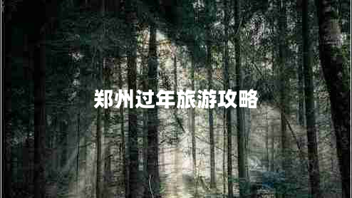 鄭州過年旅游攻略 鄭州過年旅游攻略