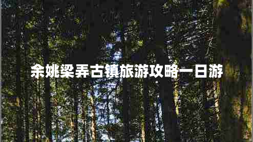 余姚梁弄古鎮(zhèn)旅游攻略一日游 余姚梁弄古鎮(zhèn)旅游攻略一日游