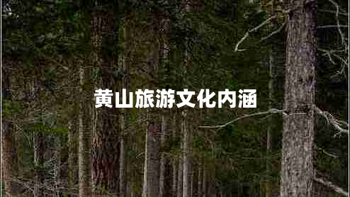 黃山旅游文化內(nèi)涵 黃山旅游文化內(nèi)涵