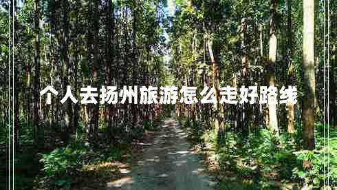 個人去揚州旅游怎么走好路線 個人去揚州旅游怎么走好路線