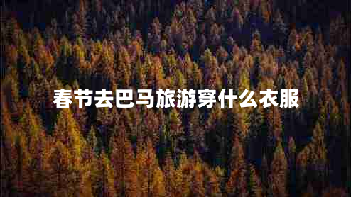 春節(jié)去巴馬旅游穿什么衣服 春節(jié)去巴馬旅游穿什么衣服
