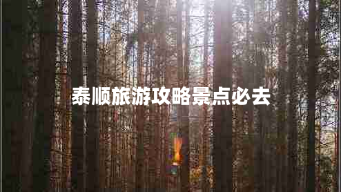 泰順旅游攻略景點(diǎn)必去