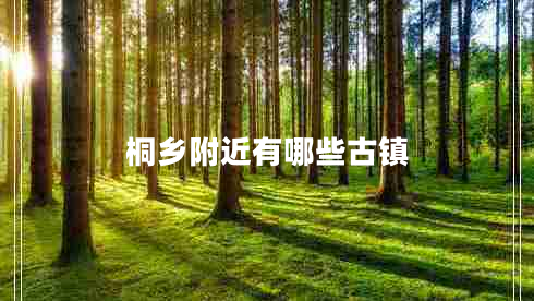 桐鄉(xiāng)附近有哪些古鎮(zhèn)