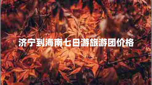 濟(jì)寧到海南七日游旅游團(tuán)價(jià)格 濟(jì)寧到海南七日游旅游團(tuán)價(jià)格