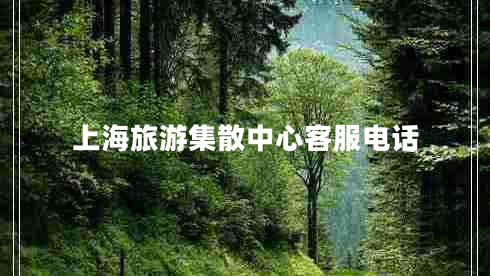 上海旅游集散中心客服電話 上海旅游集散中心客服電話