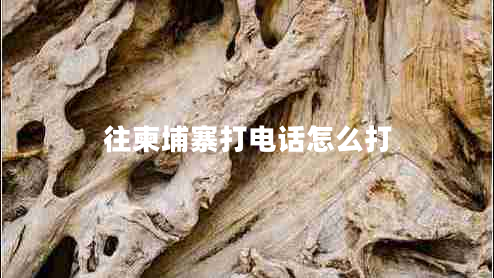 往柬埔寨打電話怎么打