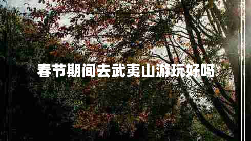 春節(jié)期間去武夷山游玩好嗎 春節(jié)期間去武夷山游玩好嗎