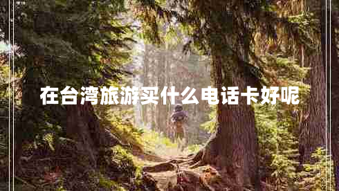 在臺灣旅游買什么電話卡好呢