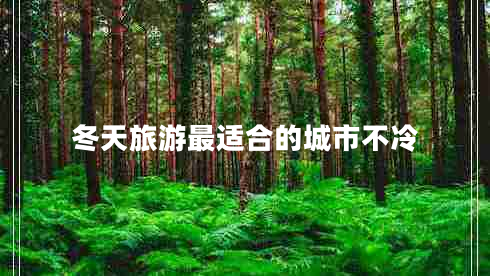 冬天旅游最適合的城市不冷