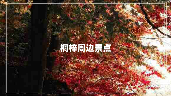 桐梓周邊景點(diǎn)