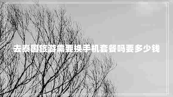 去泰國旅游需要換手機套餐嗎要多少錢 去泰國旅游需要換手機套餐嗎要多少錢