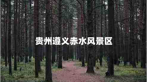 貴州遵義赤水風景區(qū)