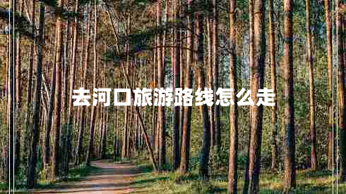 去河口旅游路線怎么走 去河口旅游路線怎么走