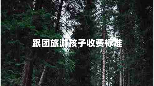 跟團旅游孩子收費標準