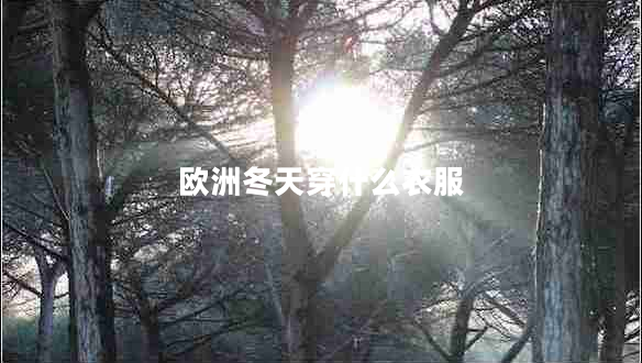 歐洲冬天穿什么衣服
