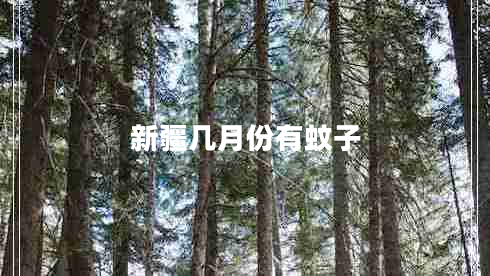 新疆幾月份有蚊子 新疆幾月份有蚊子