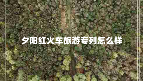 夕陽紅火車旅游專列怎么樣 夕陽紅火車旅游專列怎么樣