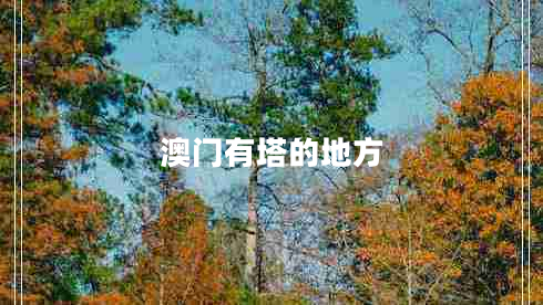 澳門有塔的地方 澳門有塔的地方