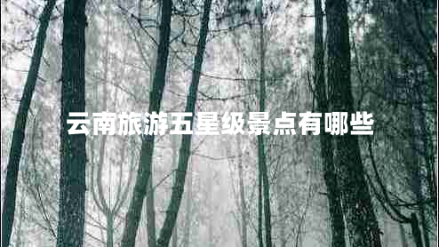 云南旅游五星級景點有哪些 云南旅游五星級景點有哪些
