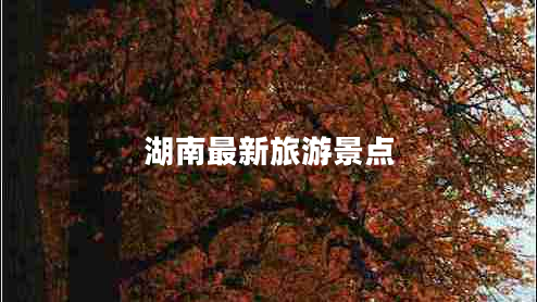 湖南最新旅游景點(diǎn) 湖南最新旅游景點(diǎn)