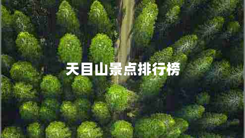 天目山景點(diǎn)排行榜 天目山景點(diǎn)排行榜