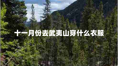十一月份去武夷山穿什么衣服 十一月份去武夷山穿什么衣服