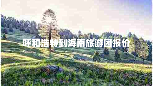 呼和浩特到海南旅游團(tuán)報(bào)價(jià) 呼和浩特到海南旅游團(tuán)報(bào)價(jià)
