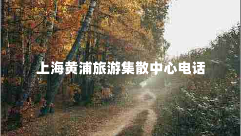 上海黃浦旅游集散中心電話