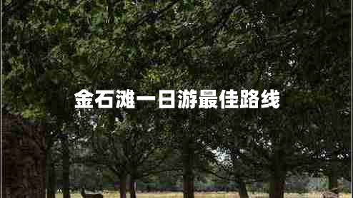 金石灘一日游最佳路線