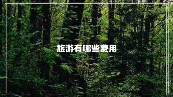 旅游有哪些費(fèi)用