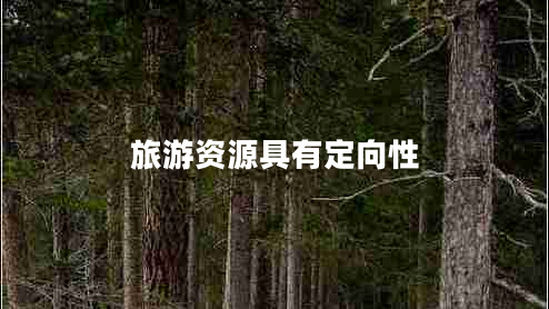 旅游資源具有定向性 旅游資源具有定向性