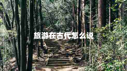 旅游在古代怎么說 旅游在古代怎么說