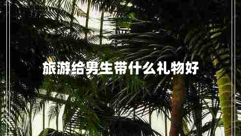 旅游給男生帶什么禮物好 旅游給男生帶什么禮物好