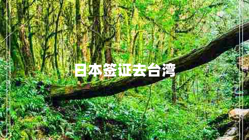 日本簽證去臺(tái)灣 日本簽證去臺(tái)灣