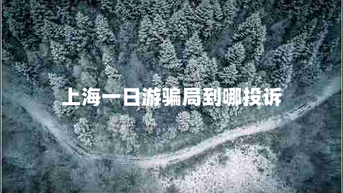上海一日游騙局到哪投訴 上海一日游騙局到哪投訴