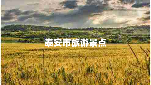 泰安市旅游景點 泰安市旅游景點