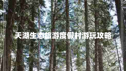 天湖生態(tài)旅游度假村游玩攻略