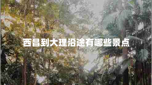 西昌到大理沿途有哪些景點(diǎn) 西昌到大理沿途有哪些景點(diǎn)