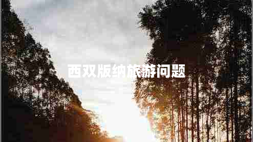 西雙版納旅游問題 西雙版納旅游問題