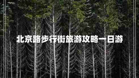 北京路步行街旅游攻略一日游 北京路步行街旅游攻略一日游