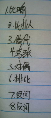 說明方法的修辭手法有哪些