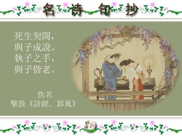 古代關于愛情新婚的詩句