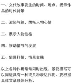 一句關(guān)于景物描寫(xiě)的詩(shī)句有什么作用