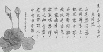 關(guān)于夏目的詩句