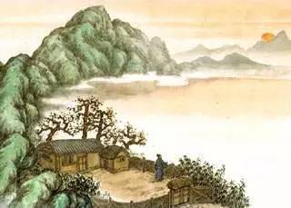 詩(shī)句,山水,王維