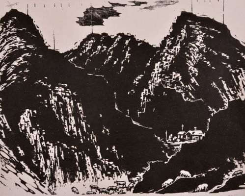 關(guān)于山中雪后的詩(shī)句背景