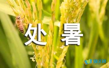 處暑,古詩,詩句,描寫