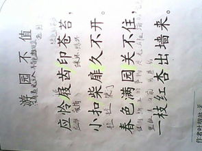 描寫(xiě)春天的詩(shī)句古詩(shī)(初二)