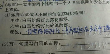 描寫雪的比喻古詩(shī)句